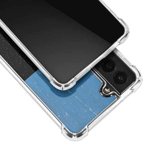 Estonia Flag Distressed Galaxy S21 5G Clear Case